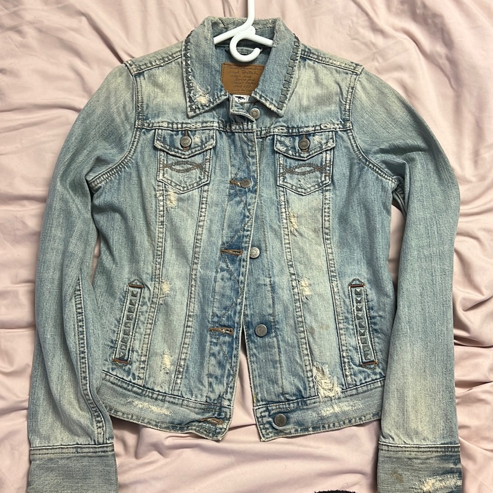 Abercrombie denim jacket size L